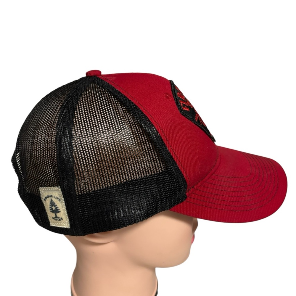 Fireball Whisky Red Hot Patch Hat Script Logo Mes… - image 3